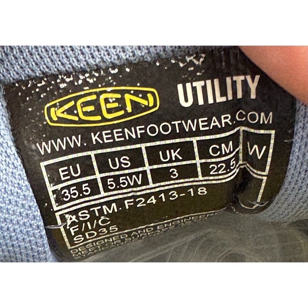 Keen Utility Vista Energy ESD Work Shoes Carbon Safety Toe Black Women's 5.5 - Picture 11 of 11